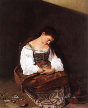 Caravaggio Painting - Magdalena Caravaggio